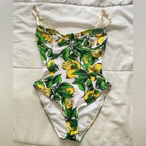 AA American Apparel Swim Lemon One Piece